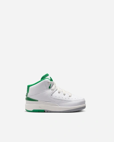 Shop Jordan Brand Jordan 2 Retro &#39;lucky Green&#39; (toddler) In White