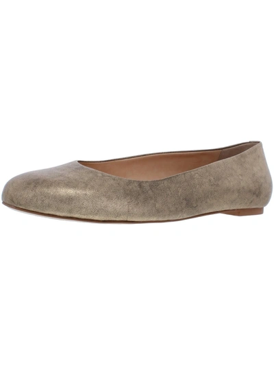 Walking Cradles Bronwyn Womens Faux Leather Slip On Ballet Flats In Multi