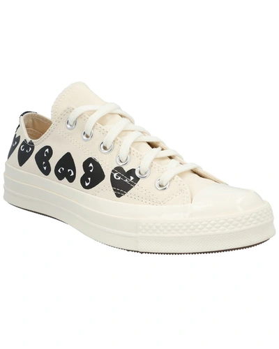 Shop Converse X Comme Des Garçons Play Converse X Comme Des Garcons Play Low Top Low Top Sneaker In White