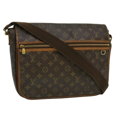 Pre-owned Louis Vuitton Monogram Canvas Bosphore Messenger Gm Bag In Brown