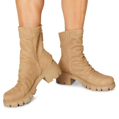 Shop Naked Feet Women's Protocol Boots In Beige