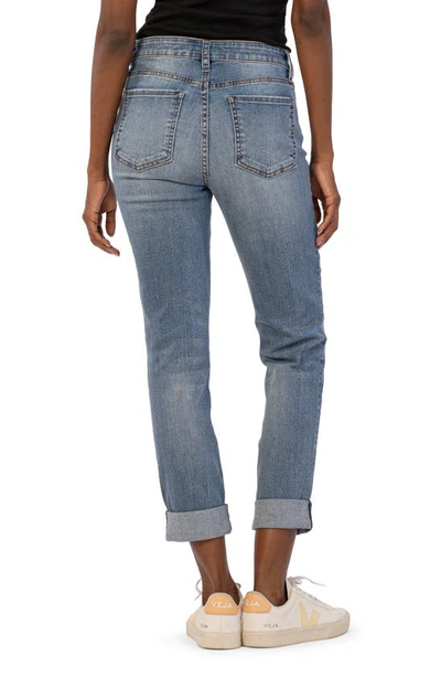 Kut From The Kloth Catherine Mid Rise Boyfriend Jeans In Revised