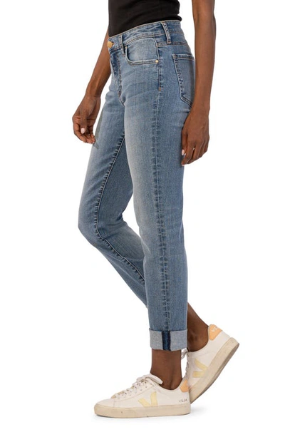 Kut From The Kloth Catherine Mid Rise Boyfriend Jeans In Revised