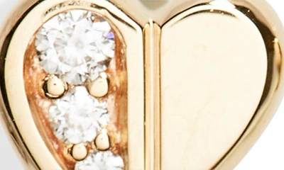 Shop Cast The Heartmate Diamond Stud Earrings In Gold