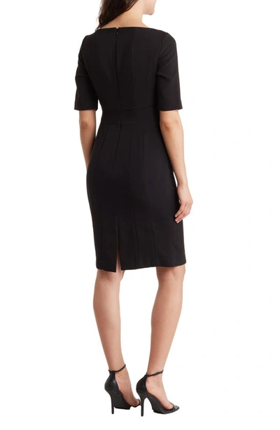 Shop Harper Rose Knit Sheath Dress In Black