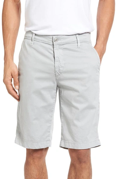 Shop Ag Griffin Regular Fit Chino Shorts In Sulfur Dapple Grey