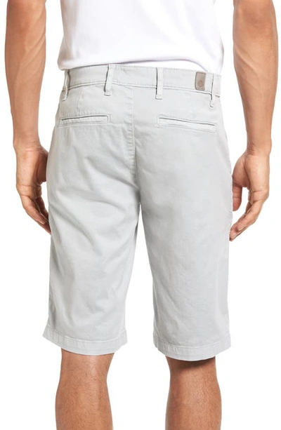 Shop Ag Griffin Regular Fit Chino Shorts In Sulfur Dapple Grey