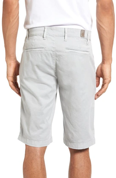 Ag Griffin Regular Fit Chino Shorts In Sulfur Dapple Grey
