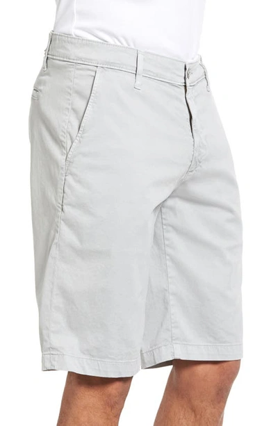 Shop Ag Griffin Regular Fit Chino Shorts In Sulfur Dapple Grey