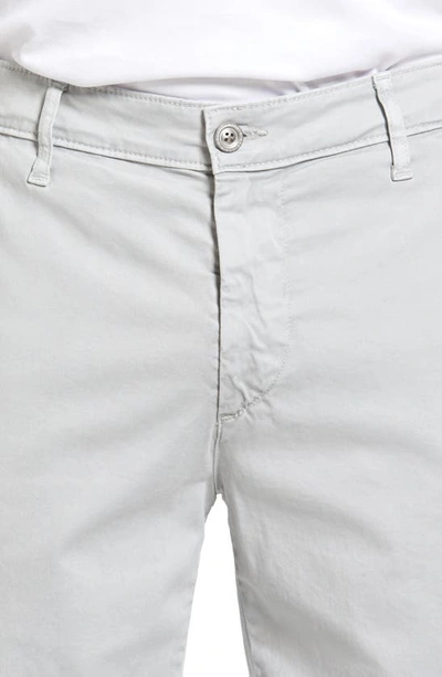 Shop Ag Griffin Regular Fit Chino Shorts In Sulfur Dapple Grey