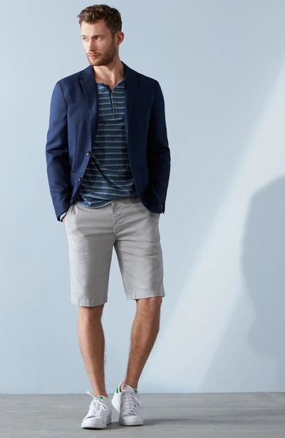 Shop Ag Griffin Regular Fit Chino Shorts In Sulfur Dapple Grey