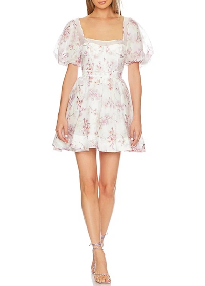 Shop Bardot Gracious Floral Mini Dress In Blossom In Pink