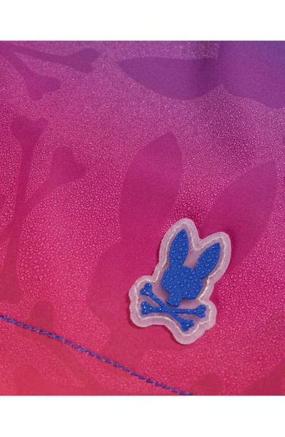 Shop Psycho Bunny Kids' Malta Hydrochromic Swim Trunks In Royal Blue