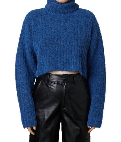 Shop Keepsake Bruni Turtleneck Sweater In Blue