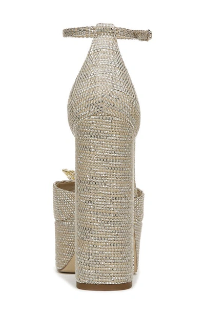 Sam Edelman Kori Platform Sandal In Platinum