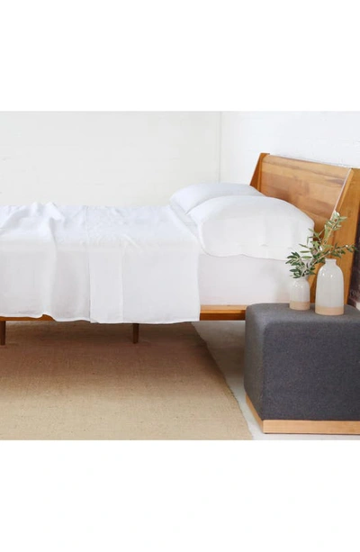 Pom Pom At Home Parker Linen Sheet Set In White