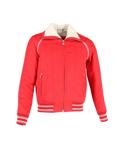 Pre-owned Louis Vuitton Zipped Jacket In Red Cotton
