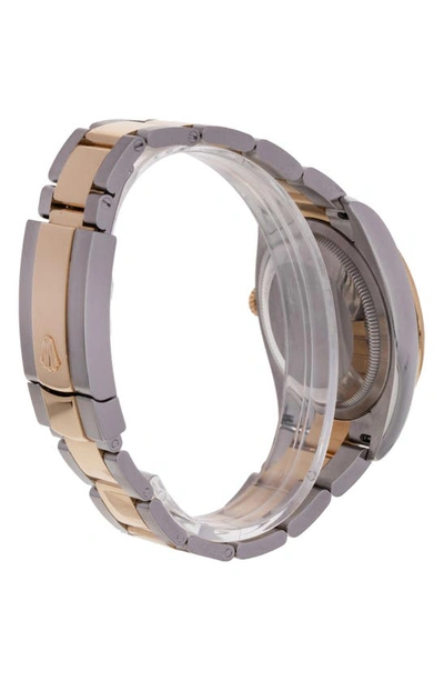 Shop Watchfinder & Co. Rolex  Oyster Perpetual Datejust Diamond Bracelet Watch, 36mm In Champagne