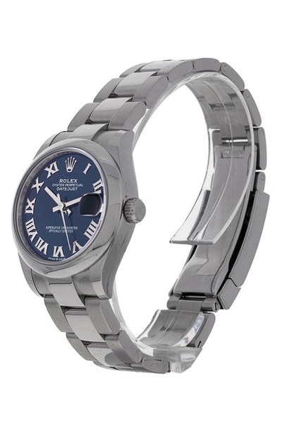Shop Watchfinder & Co. Rolex  2021 Oyster Perpetual Datejust Lady Bracelet Watch, 31mm In Blue