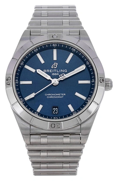 Shop Watchfinder & Co. Breitling  Chronomat Automatic 36 Bracelet Watch, 36mm In Blue