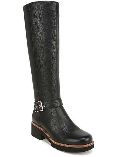 Shop Naturalizer Darry Tall Womens Belted Water Repellent Knee-high Boots In Black