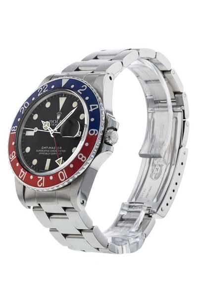 Shop Watchfinder & Co. Rolex  Gmt Master Bracelet Watch, 40mm In Black