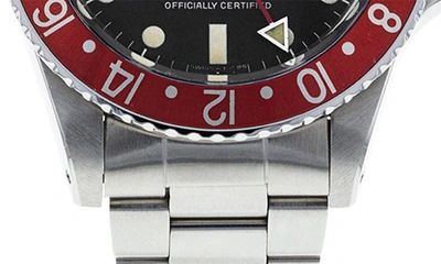 Shop Watchfinder & Co. Rolex  Gmt Master Bracelet Watch, 40mm In Black
