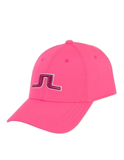 Shop J. Lindeberg Anga Golf Cap In Hot Pink