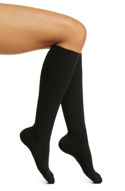 Shop Comrad Knee High Compression Socks In Galatic Black