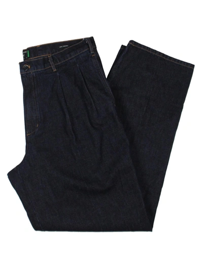 Shop Dockers Mens Classic Fit Trouser Straight Leg Jeans In Blue