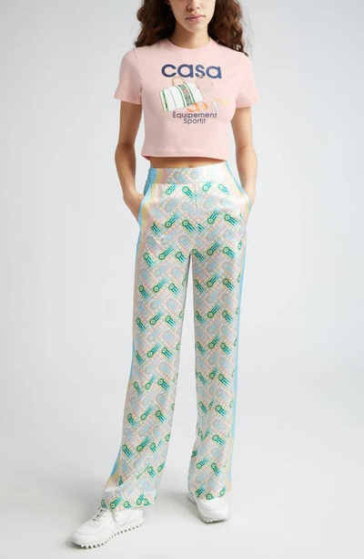 Casablanca Equipement Sportif Printed Baby T-shirt In Equipement Sportif