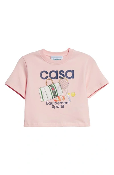 Casablanca Equipement Sportif Printed Baby T-shirt In Equipement Sportif