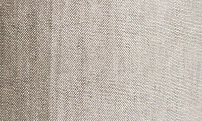Shop Brunello Cucinelli Sparkling Linen Blend Pants In Brown Grey