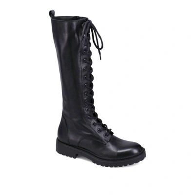 Shop Bueno Women's Diana Lace-up Boots In Black