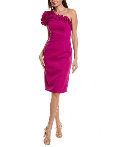 Shop Rene Ruiz Womens One-shoulder Sheath Dress, 14, Purple