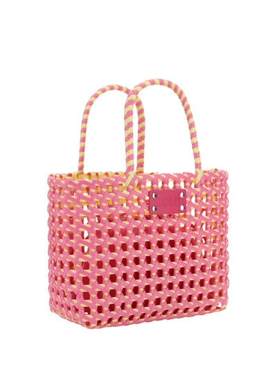 Shop Msgm Basket Small Bag