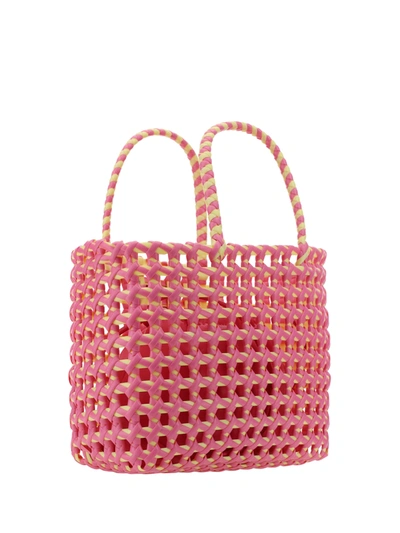 Shop Msgm Basket Small Bag