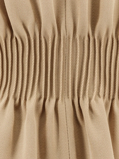 Shop Chloé Virgin Wool Blazer With Pleated Detail
