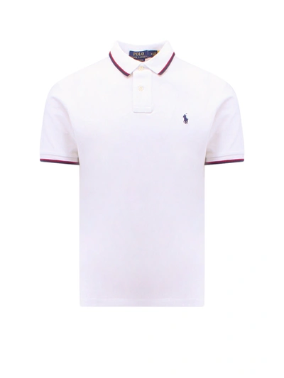 Shop Polo Ralph Lauren Cotton Polo Shirt With Embroidered Logo