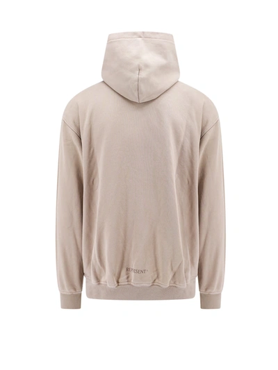 Shop Represent Cotton Sweatshirt With Frontal Print