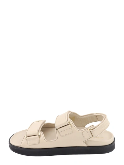 Shop Givenchy Leather Sandals With 4g Metal Details