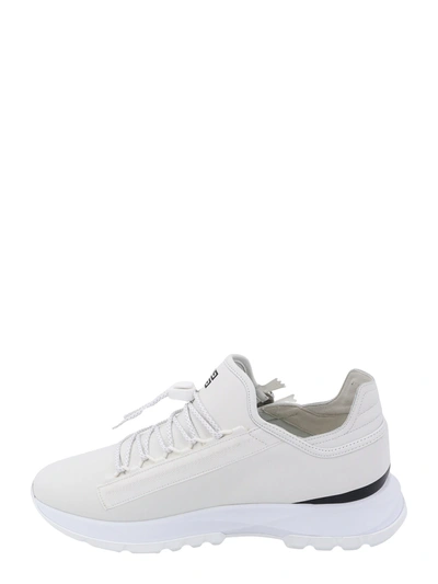 Shop Givenchy Leather Sneakers With 4g Zip Detail