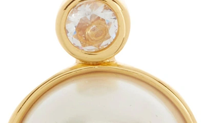 Kate Spade Have A Ball Stud Earrings In White/ Gold Multi