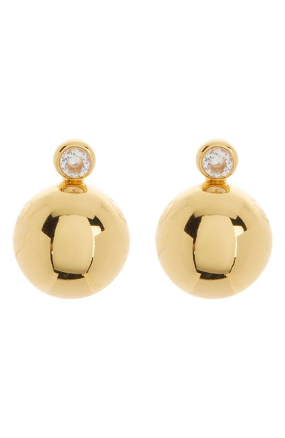 Kate Spade Have A Ball Stud Earrings In Gold