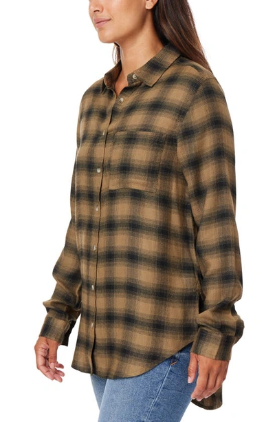 C&c California Kyle Plaid Tunic Shirt In Elmwood