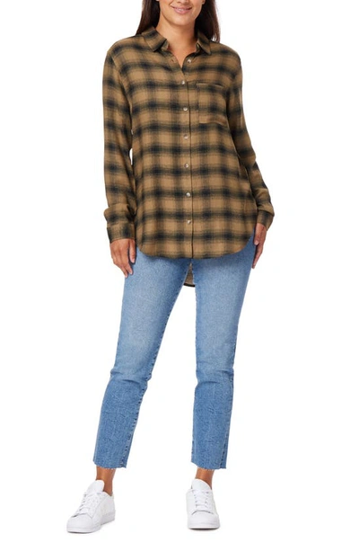 C&c California Kyle Plaid Tunic Shirt In Elmwood