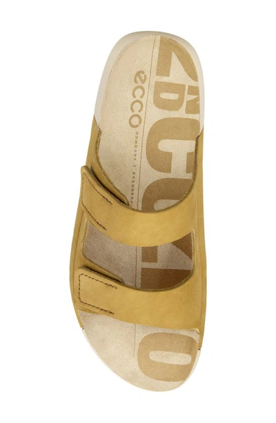 Shop Ecco Cozmo Slide Sandal In Cayote
