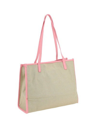 Shop Msgm Medium Shopping Canvas Bag
