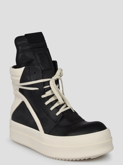 Shop Rick Owens Mega Bumper Geobasket Sneakers