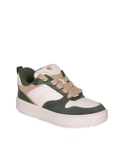 Michael Kors Michael  Rumi Sneakers In Leather In Green